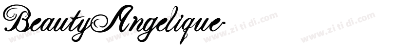 Beauty Angelique字体转换